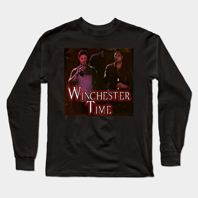 Winchester Time Long Sleeve T-Shirt by Erik Morningstar 